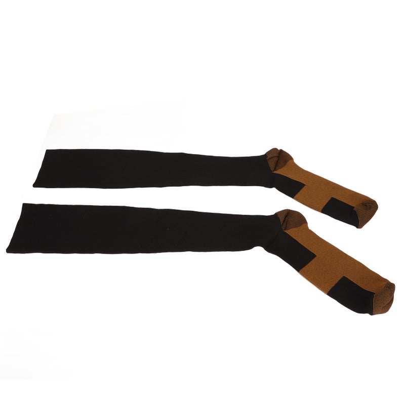 Compression Socks Copper Fiber Stress Relief Improve Circulation Ankle Compression Socks for Diabetic L/XL - Image 3