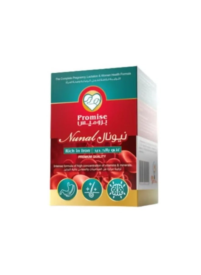 Promise Nunal Iron-Rich Tablets, 100 Count, for Pregnancy & Women's Health