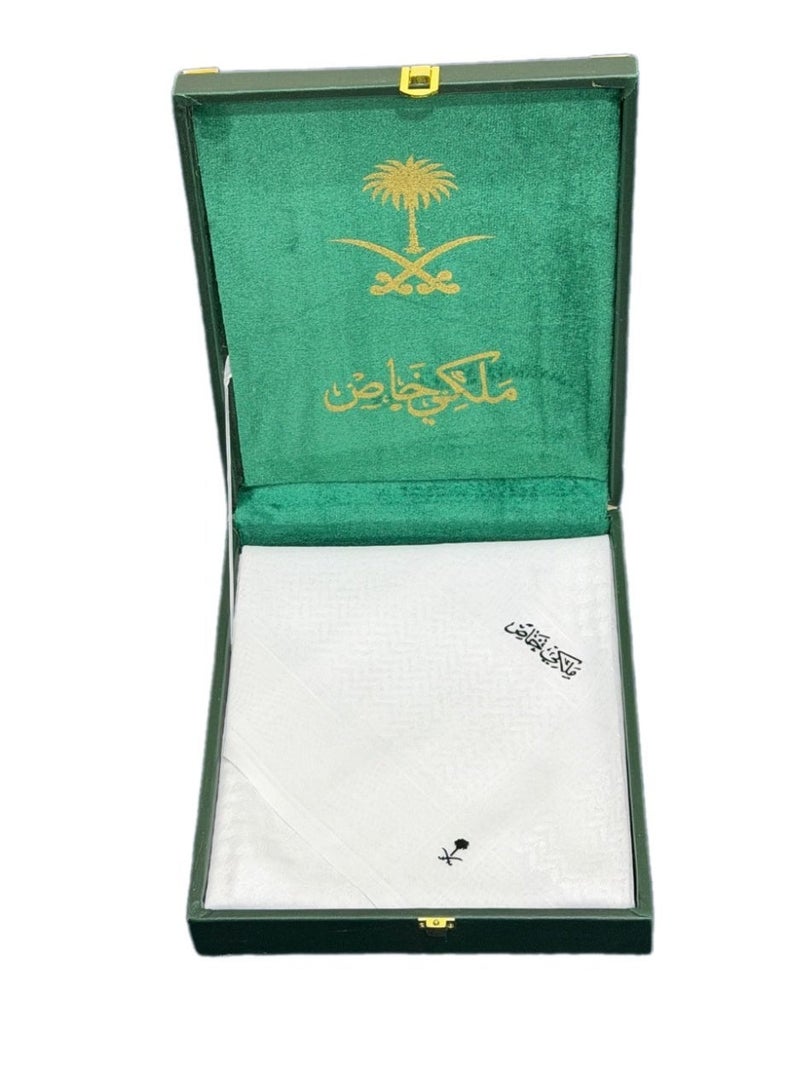 A special royal shemagh made from 100% natural cotton, presented in a gift-ready box - choose your size - Image 1