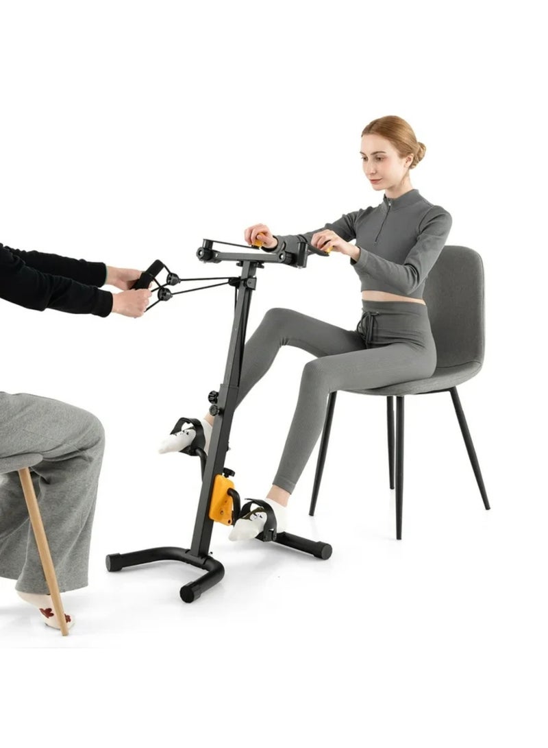 ماس دراجة تمارين بدواسة لليد والذراع والساق والركبة، معدات لياقة بدنية قابلة للتعديل لكبار السن، دراجة تمارين بدواسة منزلية لكامل الجسم - Image 4