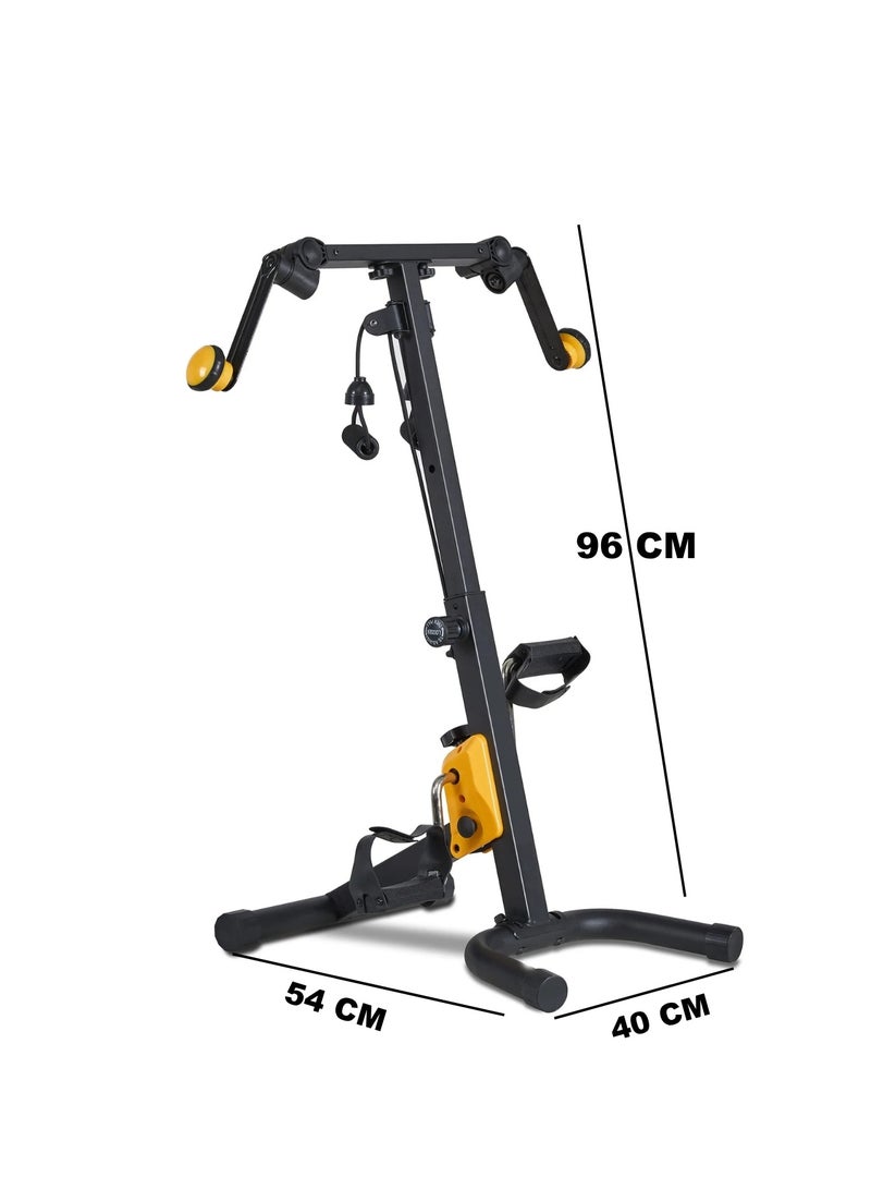 ماس دراجة تمارين بدواسة لليد والذراع والساق والركبة، معدات لياقة بدنية قابلة للتعديل لكبار السن، دراجة تمارين بدواسة منزلية لكامل الجسم - Image 2
