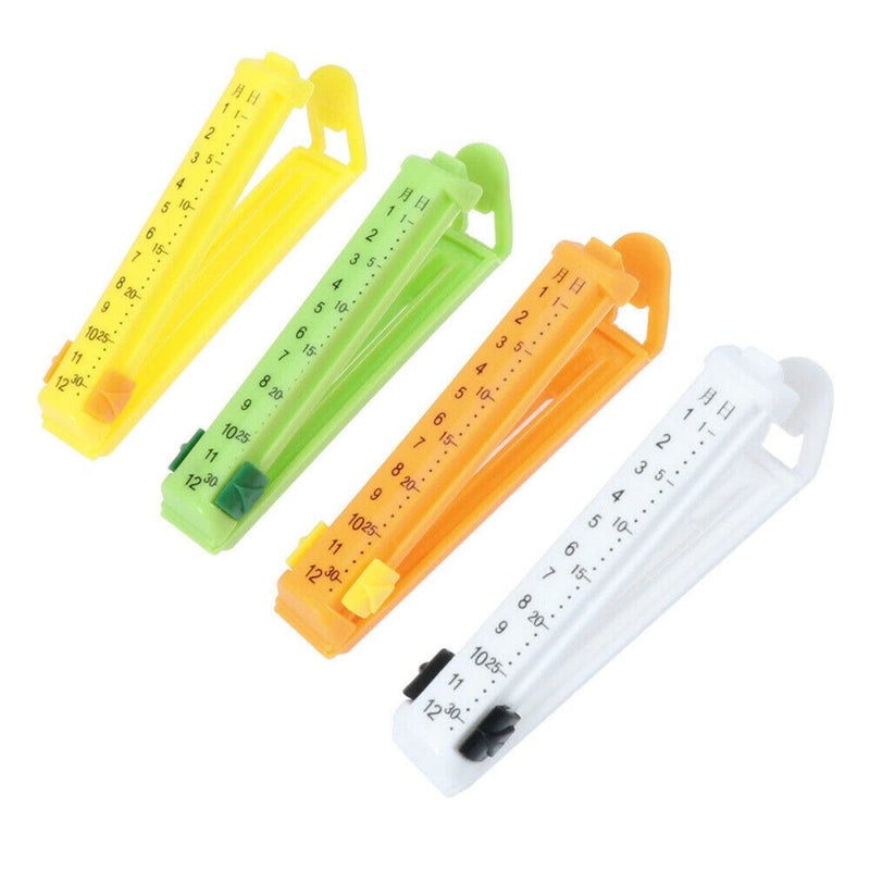 Gokich Gokich 4 Pcs Size Plastic Food Snack Bag Pouch Clip Sealer Large Medium Small Plastic Snack Seal Sealing Bag Clips Vacuum Sealer  - Image 1