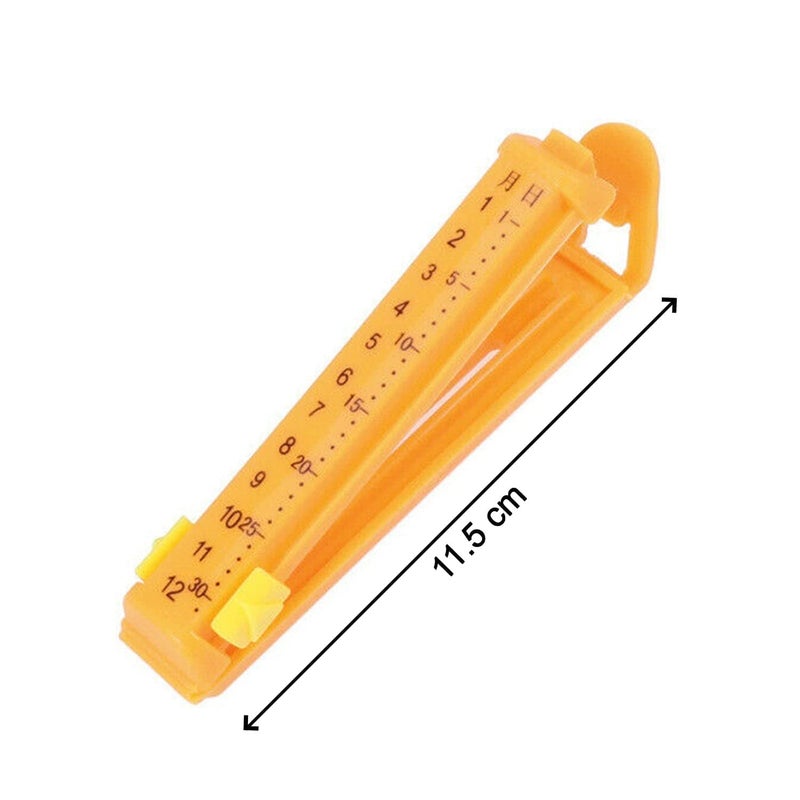 Gokich Gokich 4 Pcs Size Plastic Food Snack Bag Pouch Clip Sealer Large Medium Small Plastic Snack Seal Sealing Bag Clips Vacuum Sealer  - Image 4
