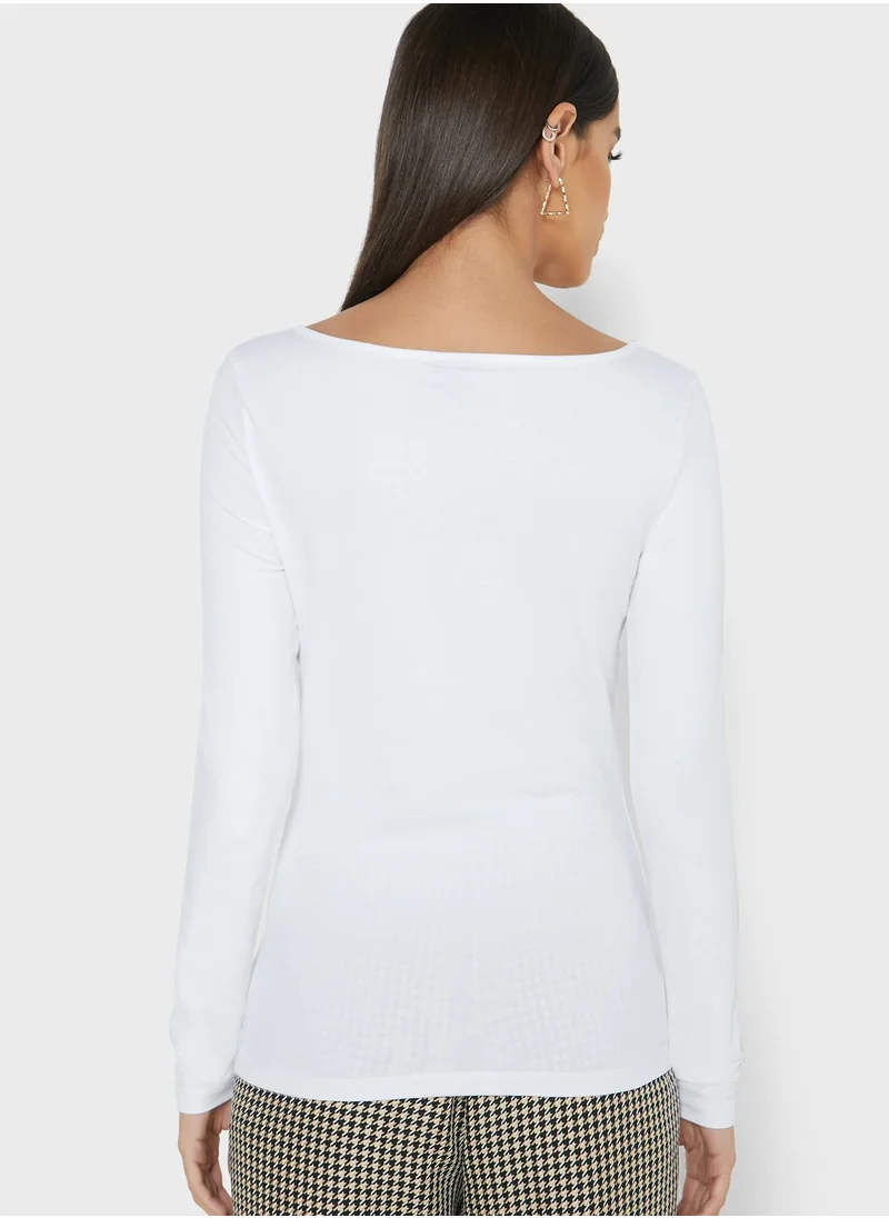 VERO MODA Scoop Neck T-Shirt