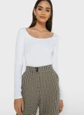VERO MODA Scoop Neck T-Shirt