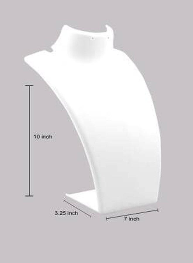 Arah White Plastic Necklace Display Jewellery Stand 9 inch (Pack of 12) - Image 3