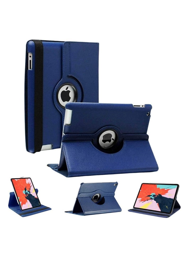 Case Compatible with Apple iPad Mini 4, [Wallet Case] Shockproof PU Leather Book Style Flip Folio 360° Rotating Total Protection Cover With Auto Wake/Sleep  - Image 1