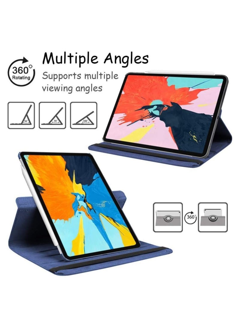 Case Compatible with Apple iPad Mini 4, [Wallet Case] Shockproof PU Leather Book Style Flip Folio 360° Rotating Total Protection Cover With Auto Wake/Sleep  - Image 2