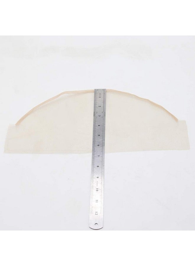 BTWTRY 13x4 Lace Frontal Net Material Transparent Color Swiss Lace Frontal Closure Base 2Pcs Foundation Wig Accessories Lace Net for Making Frontal (13x4 Lace Net, Transparent) - Image 3
