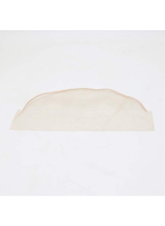 BTWTRY 13x4 Lace Frontal Net Material Transparent Color Swiss Lace Frontal Closure Base 2Pcs Foundation Wig Accessories Lace Net for Making Frontal (13x4 Lace Net, Transparent) - Image 2