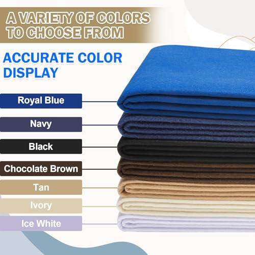 XSEINO Ivory Large Felt Fabric 72" X 36 "(2 Square Yards), 1.4 mm Thick Soft Felt Fabric Sheet for Crafts, White Series Colors Soft Nonwoven Fabric, Fit for Decoration, Sewing, DIY Crafts - Image 5