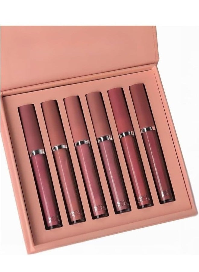 Trendy Styler Fabulous Matte Finish Liquid Lipstick Combo Set with Multicolor 6 Shades, Long-Lasting and Waterproof Formula Perfect for Daily, Office and Party Makeup - Image 1