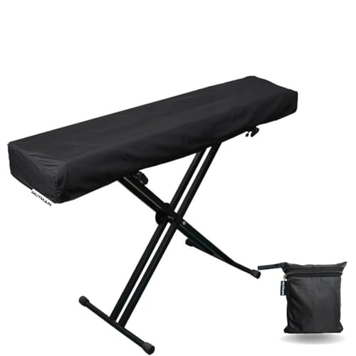 MUTMAIN Polyester Piano Dust Cover For Casio & Yamaha All 61 Keys Keyboards Yamaha Psr-E363, E373, E473, E463, I455, I425, I400, I500 Keyboard & X870In, X8000In, X9000In Keyboard (61Pdc-Black) - Image 3