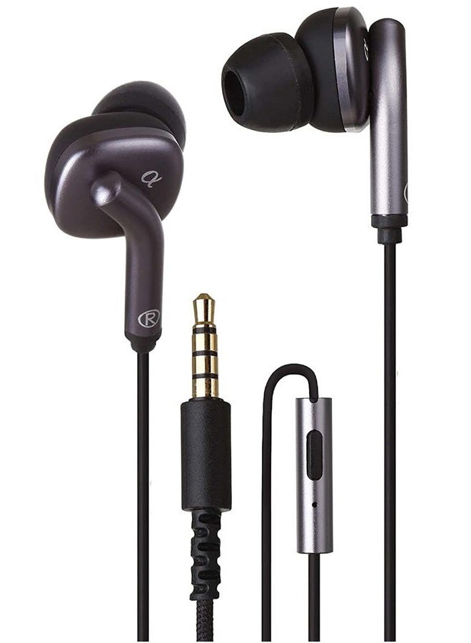 Alphasonik GE 98733 Premium In Ear Noise Isolating Headset Earphones/Earbuds/Headphones with Stereo Microphone & Remote Control Made for Apple iPhone iPad iPod Samsung Galaxy and More IOS/Android Smartphones - Image 1