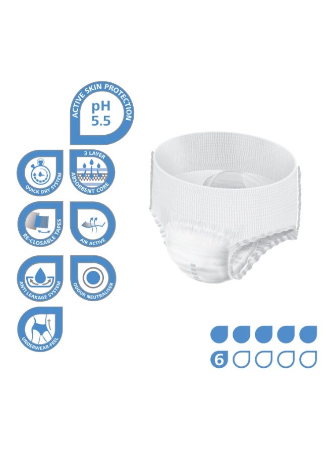 Molicare Adult Diaper Pants, MoliCare Premium Mobile, Diapers pants for adult incontinence, Unisex, Extra Large, 6 drops, 14 pieces/pack - Image 3