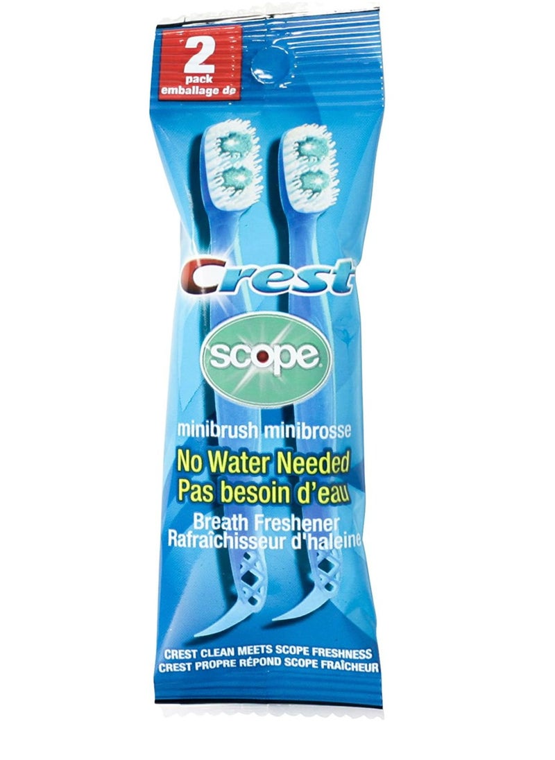 Crest Mini Brushes-Disposable Toothbrushes 5 x 2  - Image 1