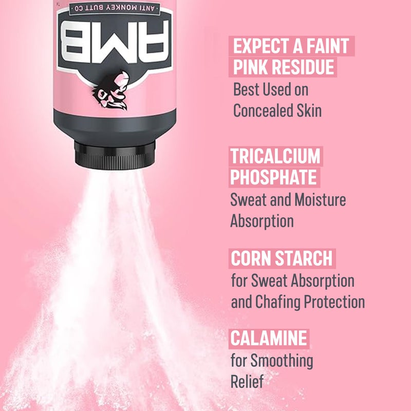 Anti Monkey Butt Body Powder for Women, Talc Free Anti Chafing and Sweat Absorbing Powder with Clamine, Hypoallergenic Formula, 8 oz (2 Pack) - Image 5
