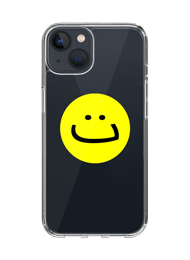 Stylizedd - Classic Clear for Apple iPhone 14 Case Hybrid Soft Cover Flexible Edges Anti Drop TPU PC Gel Thin Transparent Cover [ Designed for Apple iPhone 14 ] - Ta Smile - Image 1