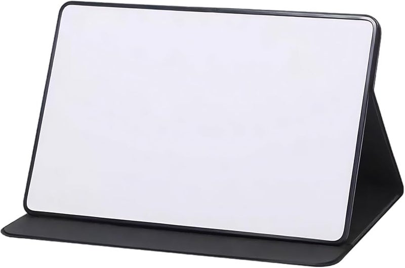 A4 Dry Erase Board With Stand Pens Eraser Portable PU Leather Bracket 12.6 X 8.7 Inch - Image 1