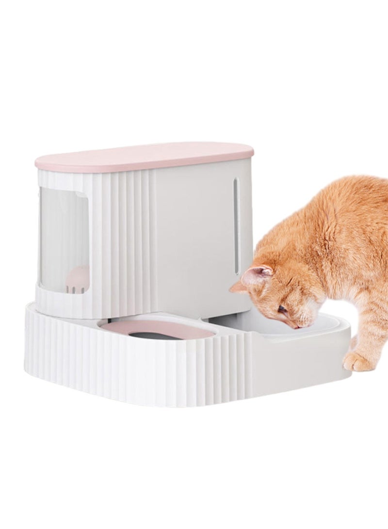 كيدل أوتوماتيكي موزع الغذاء القط أوتوماتيكي تغذية الكلب تغذية الحيوانات الأليفة وموزع المياه مجموعة التغذية وماء الشرب آلة - Image 1