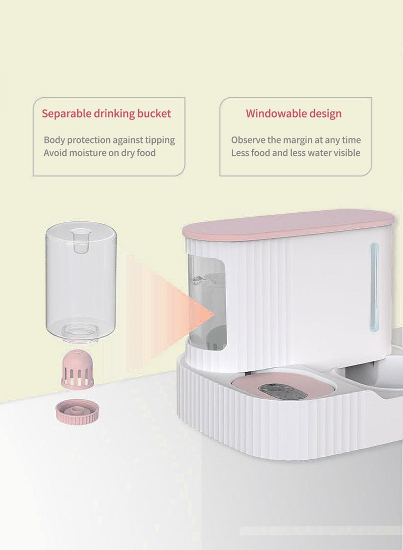 كيدل أوتوماتيكي موزع الغذاء القط أوتوماتيكي تغذية الكلب تغذية الحيوانات الأليفة وموزع المياه مجموعة التغذية وماء الشرب آلة - Image 5