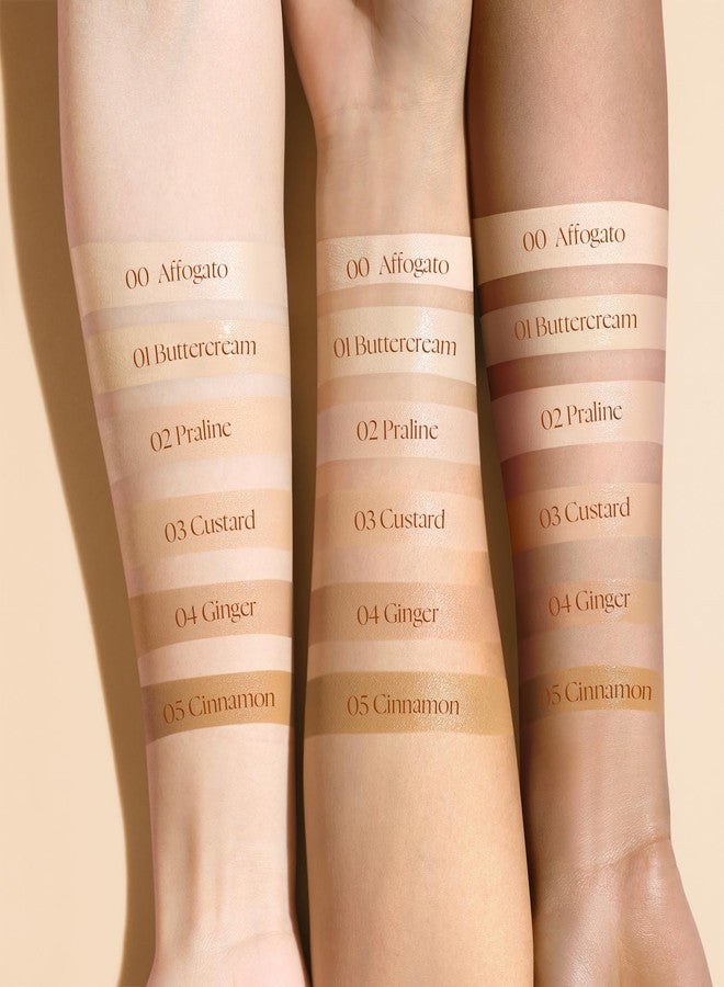 Glad2Glow Flawless Blurring Skin Tint, Buildable Medium Coverage, Squalane Hydrating, 12HR Oil Control Long Lasting, Lightweight Non-Cakey Makeup, Diverse Skin Tones (04 Ginger) - Image 5