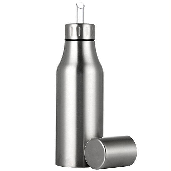 Aktnil 1000ml Stainless Steel Leak Proof Oil Dispenser Bottle for Kitchen Oil Vinegar Bottle Pack of 1 - Image 1