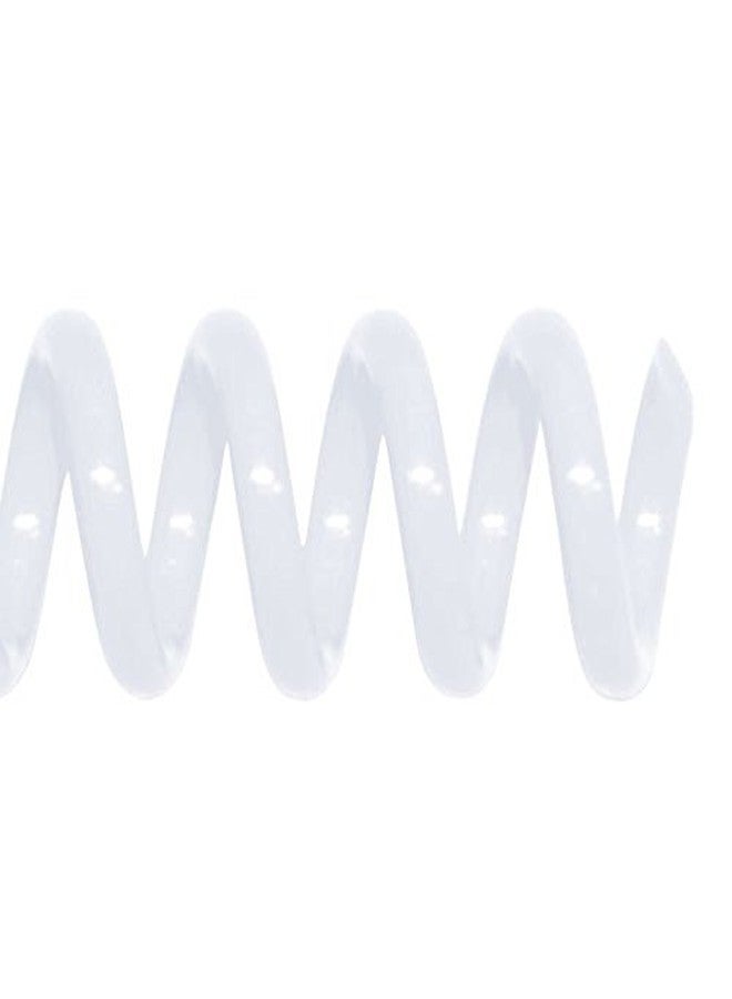 TruBind 25mm (1 in.) Spiral Binding Coils for Reports, Presentations and Proposals | 4:1 Pitch | 12 in. Length | White | 220 Sheets Binding Capacity | 50 Pack