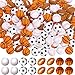 Jerify 200 Pieces Mini Foam Sports Party Favors Mini Baseball Football Basketball Soccer Stress Ball Bulk Sports Prizes for Themed Birthday Gifts Party Supplies Decorations - Image 2