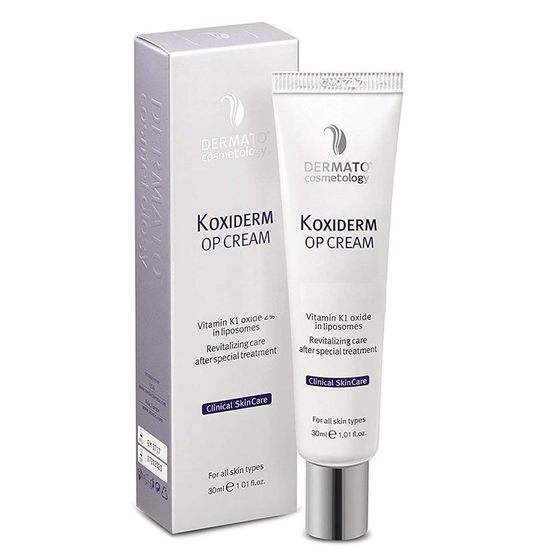 Vitamin K1 Oxiderm Cream Minimizing Appearance of Old and New Scars Dark Eye Circles Bruises Varicose Veins Purpura and Redness 101Oz