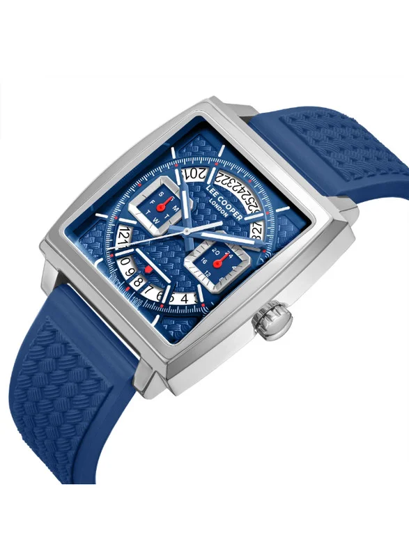 لي كوبر Lee Cooper LC08065.399 Men's Multi Function Display Watch & Silicone Strap Blue