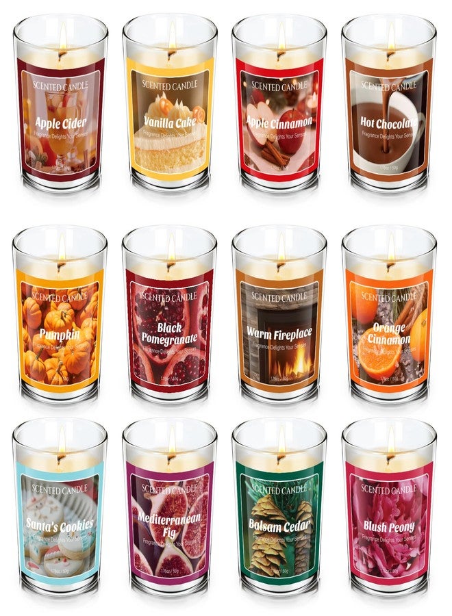 SCENTORINI Scented Candle, 50g*12 Scents with Surprise Holiday Natural Soy Candle, Gift Box Set for Outdoor Home, Party Decoration - Image 1
