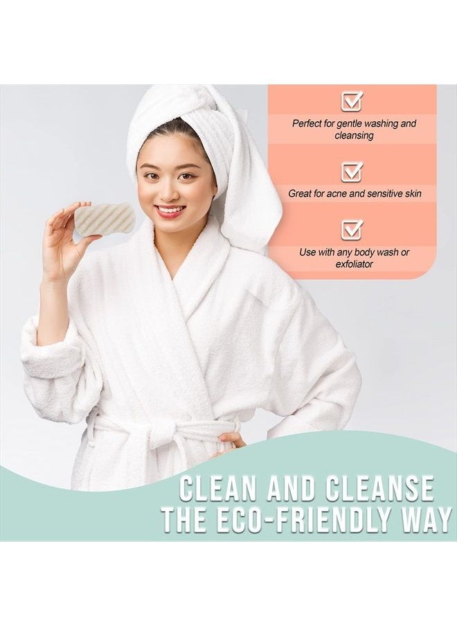 pureSOL - Pure SOL. Konjac Exfoliating Bath Sponge - Original Exfoliator Sponge – Konjac Sponge for Sensitive Skin - Deep Cleansing, Clean Pores, Remove Impurities - 100% Natural and Good for All Skin Types - Image 1