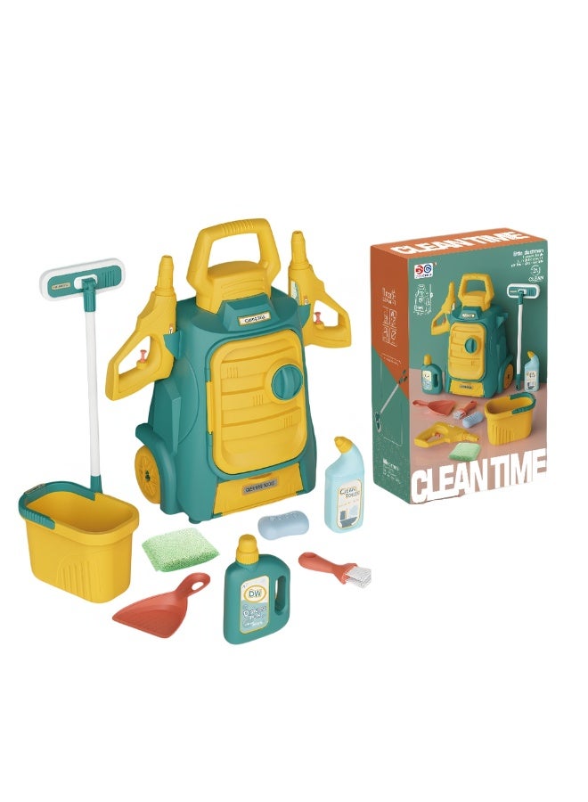 Clean Time Cleaning Set 9 Pieces - 6801-46