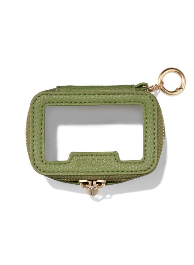 Space NK Micro Travel Bag Charm Riviera Green - Image 1