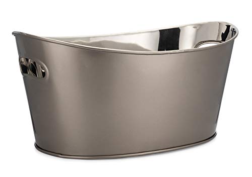 Old Dutch International Phantom 554PH Beverage Tub, 8 Quart, Metallic Gray - Image 3