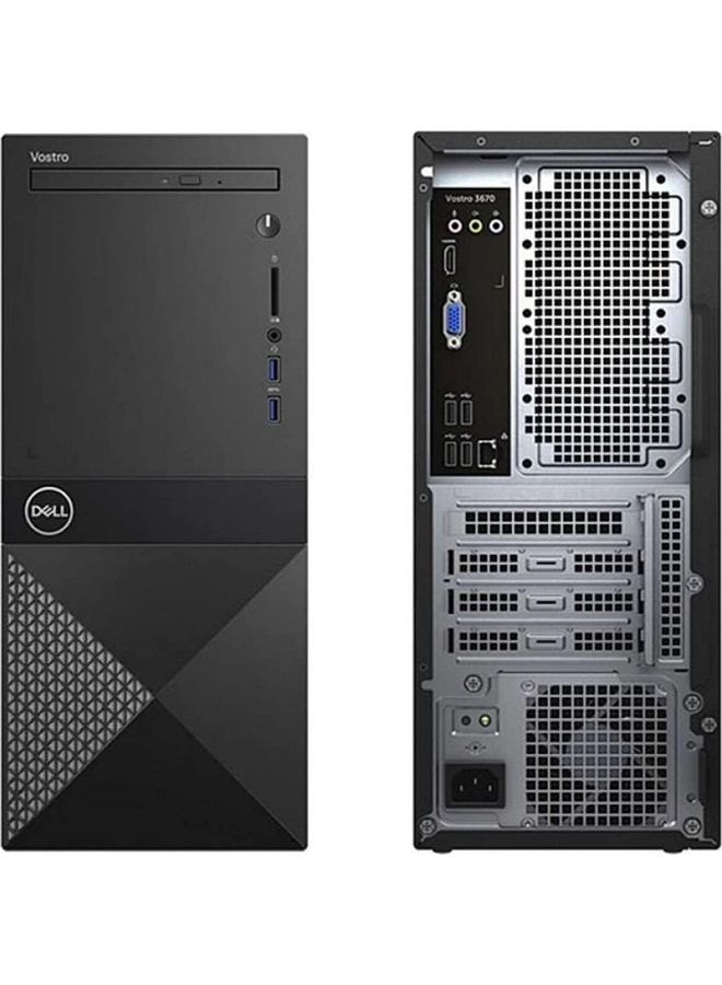 DELL Vostro 3910 Tower PC, Core i5 Processor/8GB RAM/512GB SSD/Intel UHD 600 Graphics/Windows 11 Pro With Keyboard-Mouse Black - Image 2