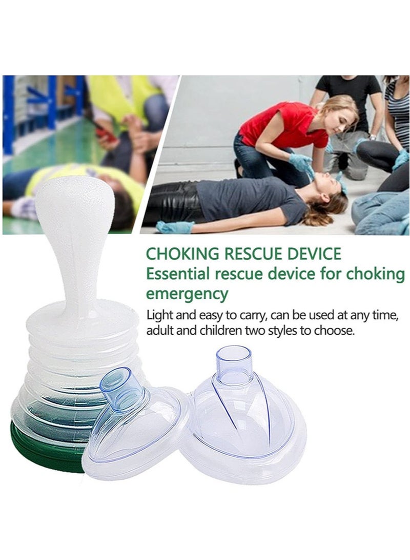 هالونهي جهاز طوارئ الاختناق، جهاز إنقاذ شفط محمول احترافي، مجموعة علاج الطوارئ، تدريب الإنعاش القلبي الرئوي، واقي للوجه، جهاز علاج الاختناق في حالات الطوارئ للأطفال والكبار، سهل الاستخدام - Image 3