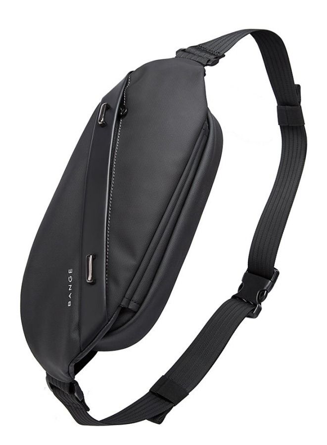 BANGE Men Waterproof Business Casual Chest Bag and Crossbody Messenger Bag - Image 1