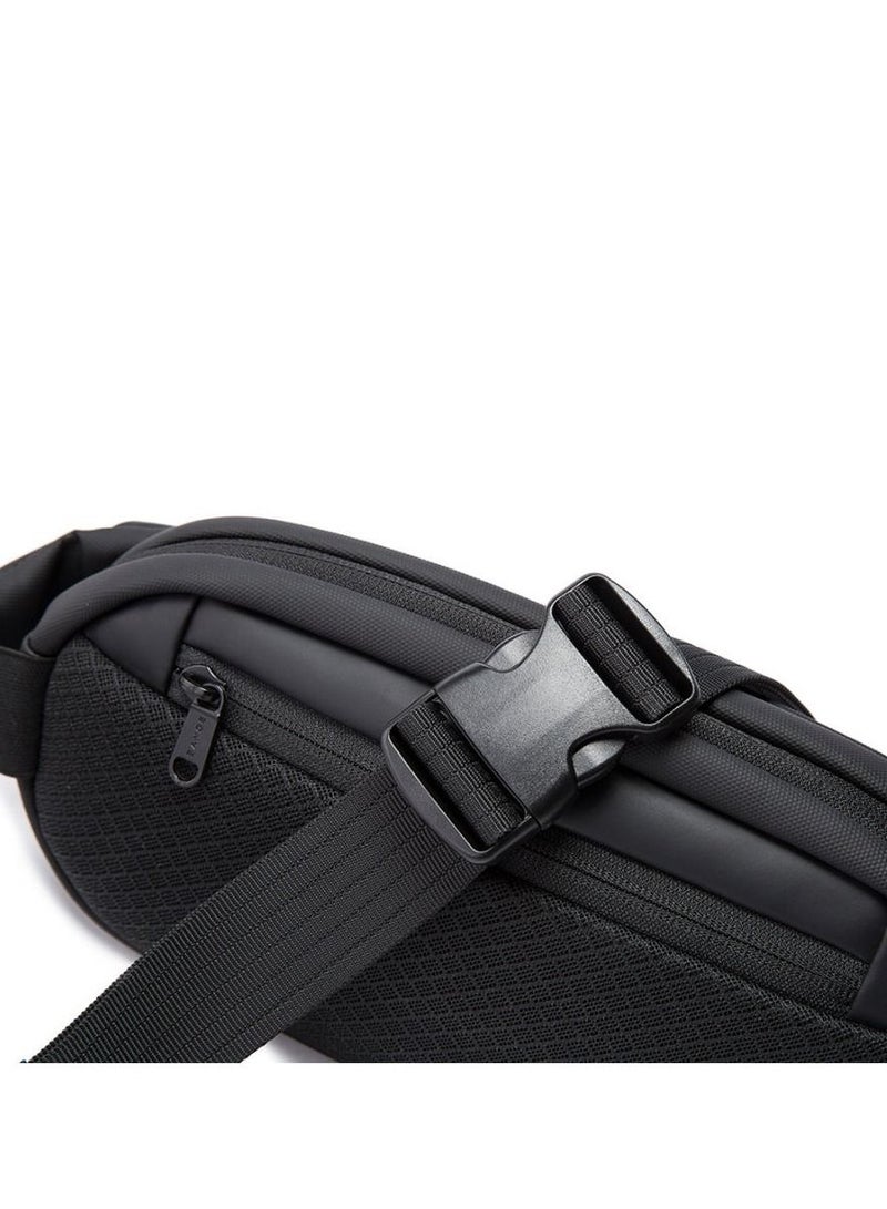 BANGE Men Waterproof Business Casual Chest Bag and Crossbody Messenger Bag - Image 4