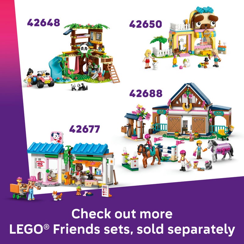 LEGO Friends Horse & Baby Foal Trailer with Car Toy 42695 (Age 7+, 279 Pieces) - Image 5