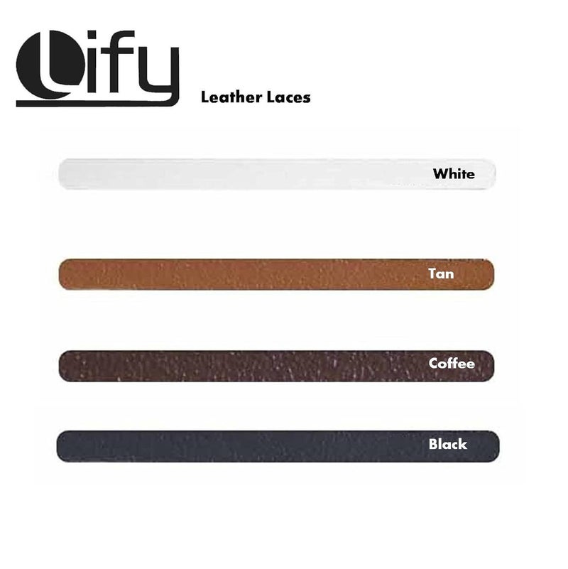 Lify رباط أحذية جلدية بلون بني داكن، متوفر بأطوال 60 سم، 80 سم، 100 سم، 120 سم، 150 سم و180 سم - Image 3