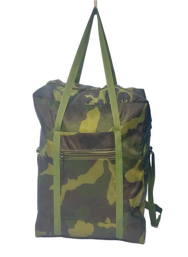 Peafowl Foldable Travel Duffel Bag Tote Carry on Luggage Sport Duffel Bag for Men and Women - Image 4