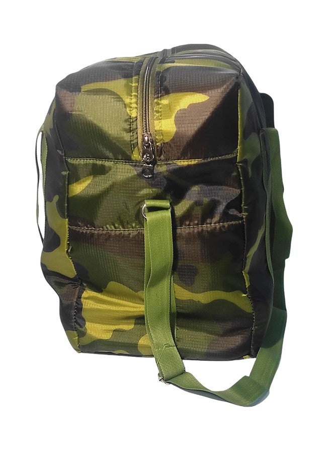 Peafowl Foldable Travel Duffel Bag Tote Carry on Luggage Sport Duffel Bag for Men and Women - Image 2