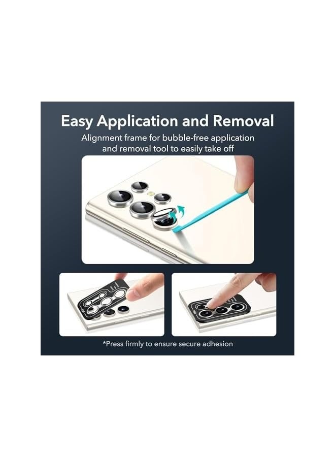 بروماس واقيات عدسة الكاميرا لهاتف S24 Ultra - لون الهاتف الرئيسي - Image 5