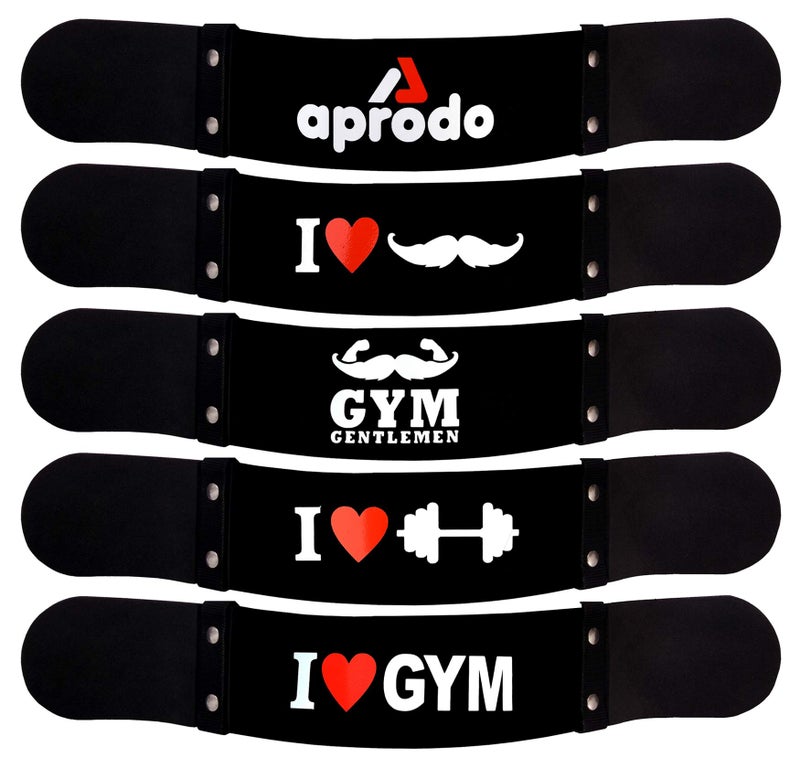 Aprodo New Arm Blaster, Biceps Muscle Workout, Heavy Duty Thick Gauge, Padded, for Men & Women (I Love DUMBLE) - Image 3