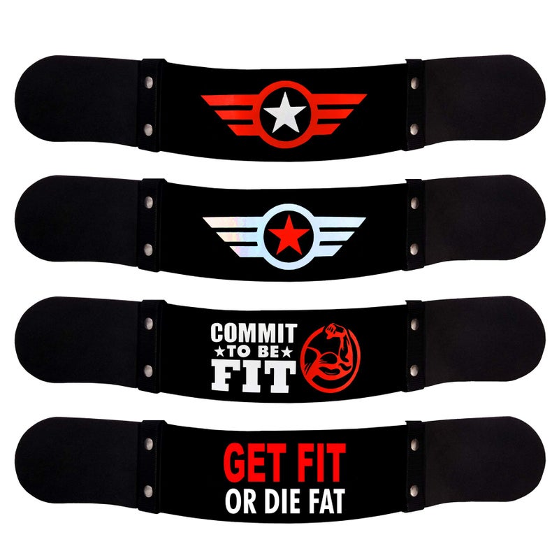 Aprodo New Arm Blaster, Biceps Muscle Workout, Heavy Duty Thick Gauge, Padded, for Men & Women (I Love DUMBLE) - Image 4
