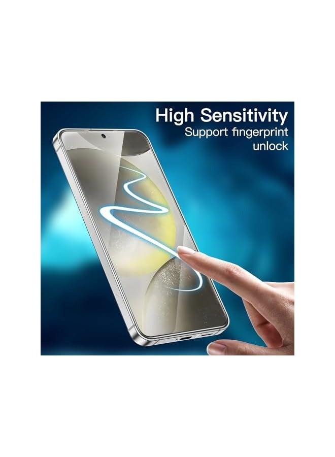 Jetech Screen Protector for Galaxy S24 5G 6.2-Inch with Camera Lens Protector, Tempered Glass Film, Fingerprint ID Compatible, HD Clear, 2-Pack Each - Image 5