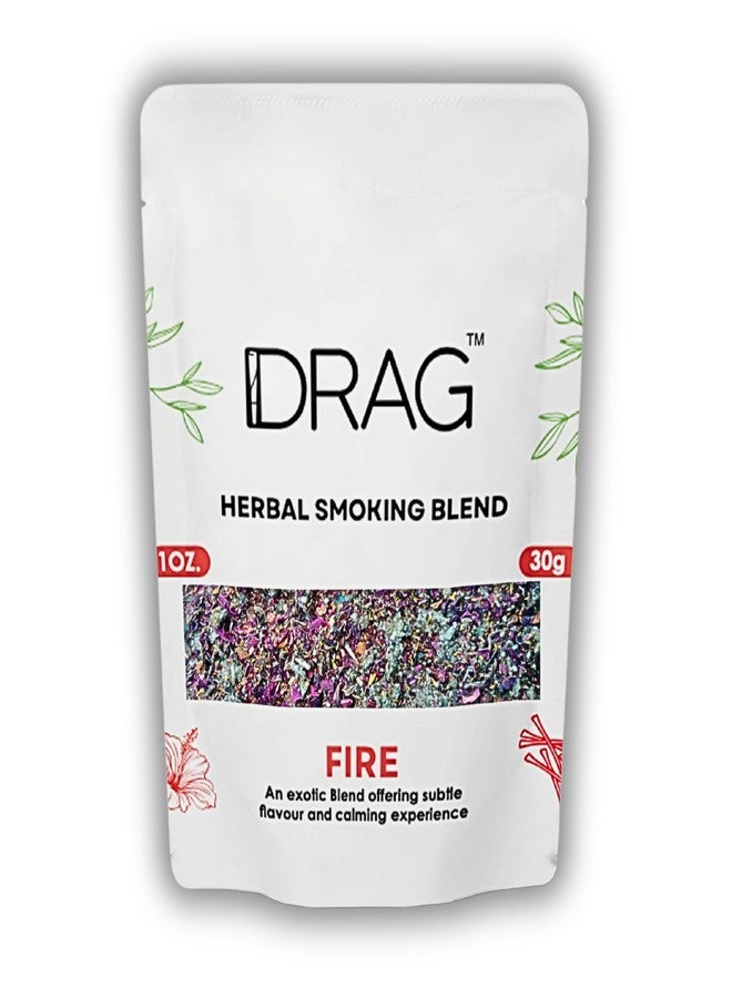 Drag Herbal Smoking Blend - Drag (Blend of Exotic Flowers and Herbs) 30grams (1 oz) (Fire) - Image 1