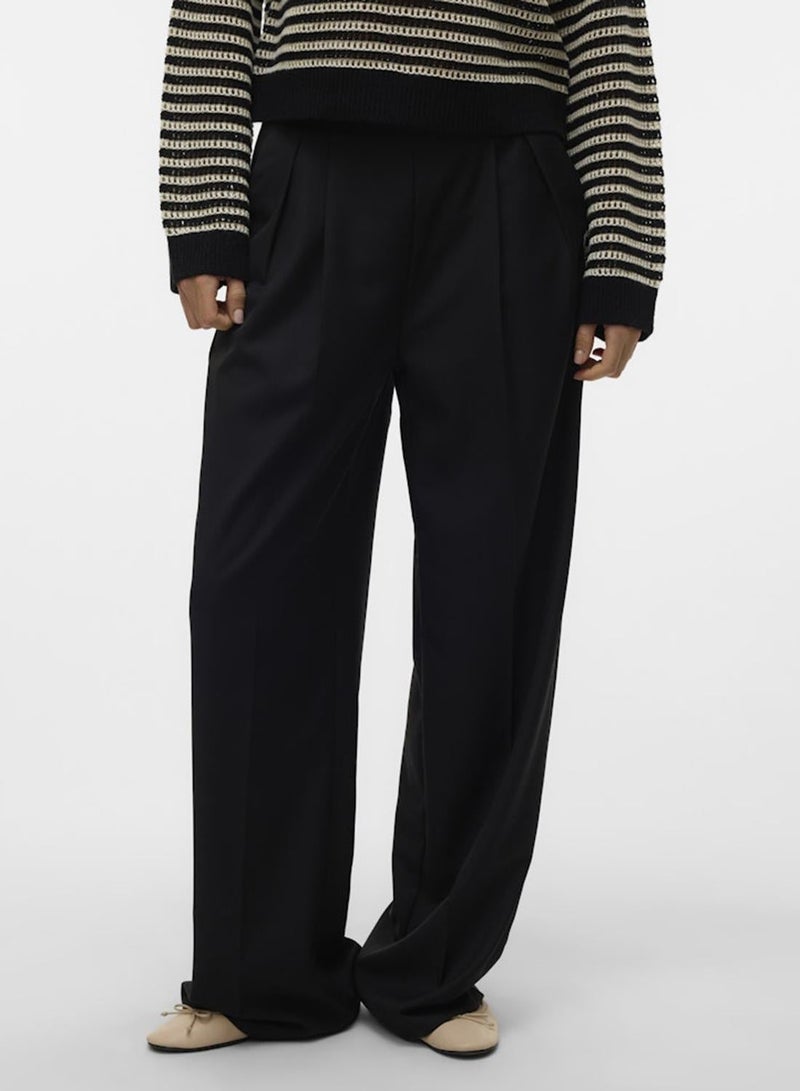 VERO MODA High Waist Wide Leg Trousers - Image 4